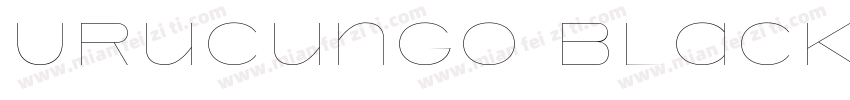 Urucungo Black字体转换